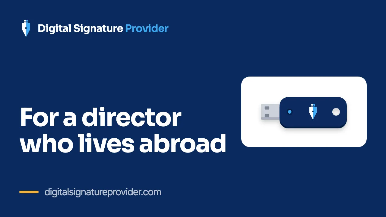 For a director who lives abroad